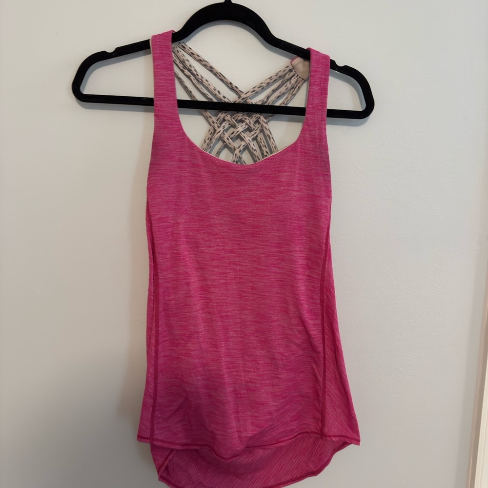Lululemon Athletica Pink Tank Top